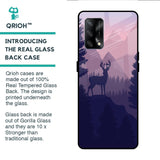 Deer In Night Glass Case For Oppo F19s