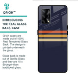 Tricolor Stripes Glass Case For Oppo F19s