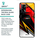Race Jersey Pattern Glass Case For Oppo F19s