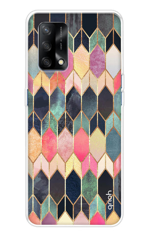 Shimmery Pattern Oppo F19s Back Cover