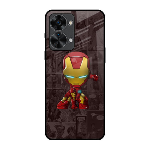 Angry Baby Super Hero OnePlus Nord 2T 5G Glass Back Cover Online
