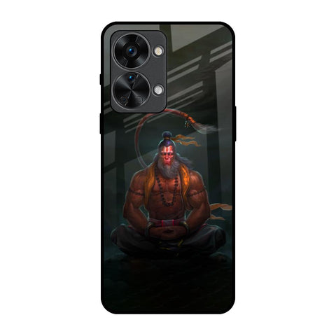 Lord Hanuman Animated OnePlus Nord 2T 5G Glass Back Cover Online