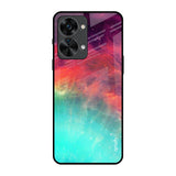 Colorful Aura OnePlus Nord 2T 5G Glass Back Cover Online