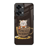 Tea With Kitty OnePlus Nord 2T 5G Glass Back Cover Online