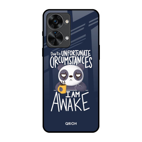 Struggling Panda OnePlus Nord 2T 5G Glass Back Cover Online