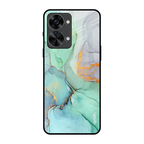 Green Marble OnePlus Nord 2T 5G Glass Back Cover Online
