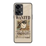 Luffy Wanted OnePlus Nord 2T 5G Glass Back Cover Online