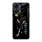 Luffy Line Art OnePlus Nord 2T 5G Glass Back Cover Online