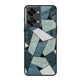 Abstact Tiles OnePlus Nord 2T 5G Glass Back Cover Online
