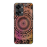 Floral Mandala OnePlus Nord 2T 5G Glass Back Cover Online