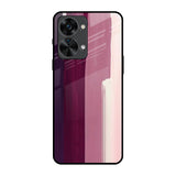 Brush Stroke Art OnePlus Nord 2T 5G Glass Back Cover Online