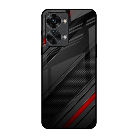 Modern Abstract OnePlus Nord 2T 5G Glass Back Cover Online