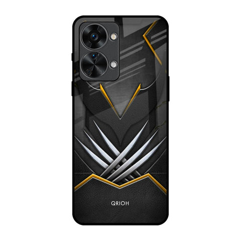 Black Warrior OnePlus Nord 2T 5G Glass Back Cover Online