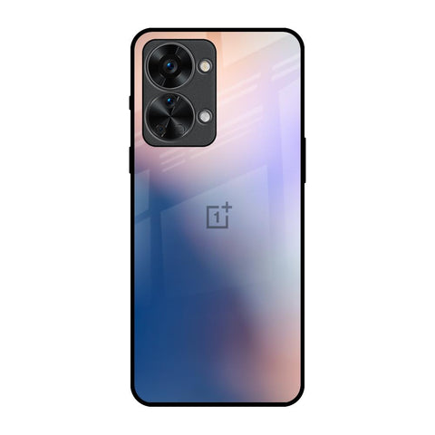 Blue Mauve Gradient OnePlus Nord 2T 5G Glass Back Cover Online