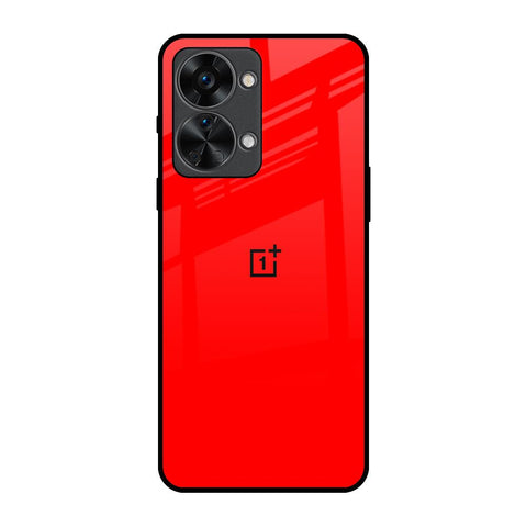 Blood Red OnePlus Nord 2T 5G Glass Back Cover Online