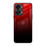 Maroon Faded OnePlus Nord 2T 5G Glass Back Cover Online