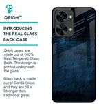 Dark Blue Grunge Glass Case for OnePlus Nord 2T 5G