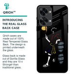 Luffy Line Art Glass Case for OnePlus Nord 2T 5G
