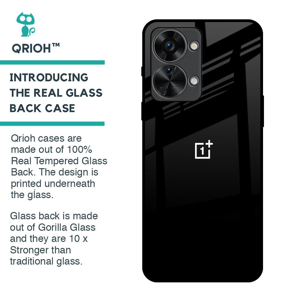 Jet Black Glass Case for OnePlus Nord 2T 5G