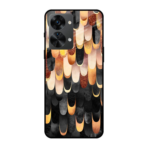 Bronze Abstract OnePlus Nord 2T 5GGlass Cases & Covers Online