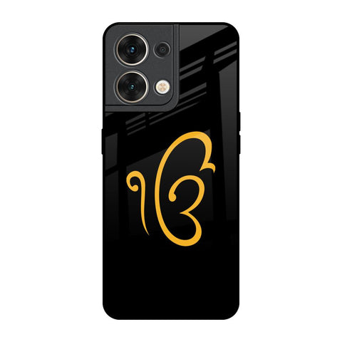 Luxury Fashion Initial Oppo Reno8 5G Glass Back Cover Online