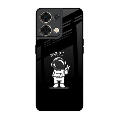 Peace Out Astro Oppo Reno8 5G Glass Back Cover Online