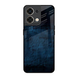 Dark Blue Grunge Oppo Reno8 5G Glass Back Cover Online