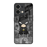 Cartoon Art Oppo Reno8 5G Glass Back Cover Online