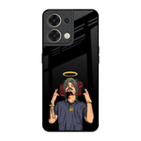 Punjabi Singer Poster Oppo Reno8 5G Glass Back Cover Online