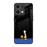 Night Sky Star Oppo Reno8 5G Glass Back Cover Online