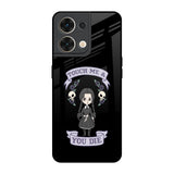 Touch Me & You Die Oppo Reno8 5G Glass Back Cover Online