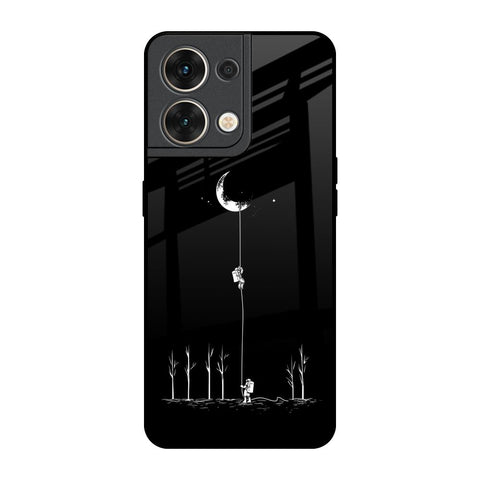 Catch the Moon Oppo Reno8 5G Glass Back Cover Online