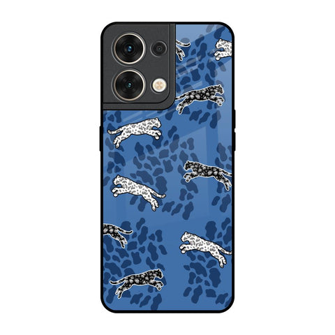 Blue Cheetah Oppo Reno8 5G Glass Back Cover Online
