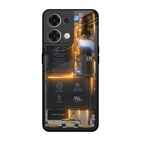 Glow Up Skeleton Oppo Reno8 5G Glass Back Cover Online