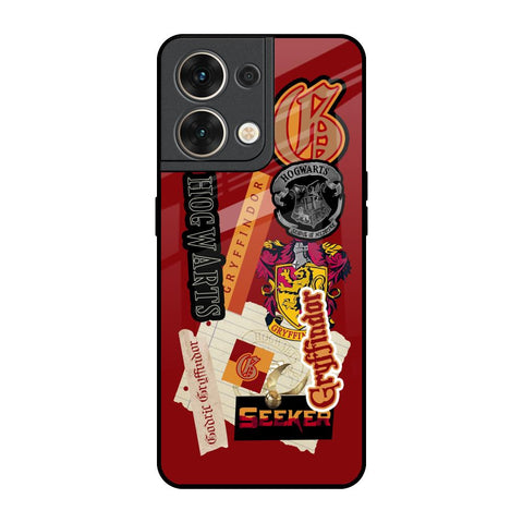 Gryffindor Oppo Reno8 5G Glass Back Cover Online