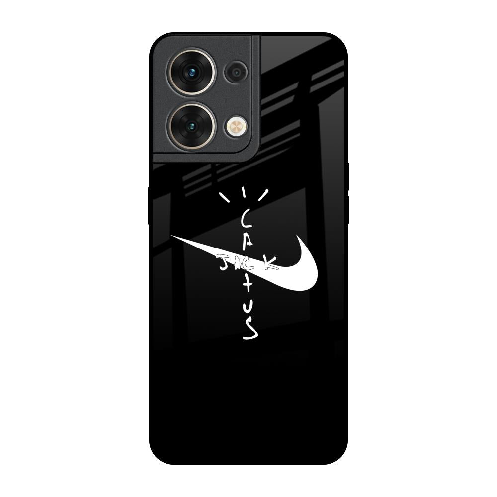 Jack Cactus Oppo Reno8 5G Glass Back Cover Online
