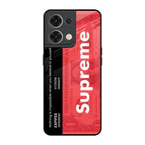 Supreme Ticket Oppo Reno8 5G Glass Back Cover Online