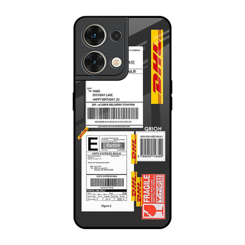 Cool Barcode Label Oppo Reno8 5G Glass Back Cover Online