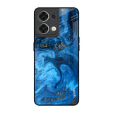 Gold Sprinkle Oppo Reno8 5G Glass Back Cover Online