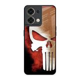 Red Skull Oppo Reno8 5G Glass Back Cover Online