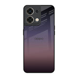 Grey Ombre Oppo Reno8 5G Glass Back Cover Online