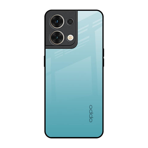 Arctic Blue Oppo Reno8 5G Glass Back Cover Online