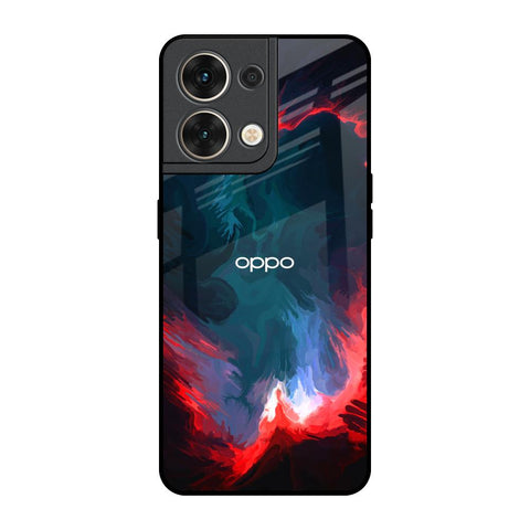 Brush Art Oppo Reno8 5G Glass Back Cover Online