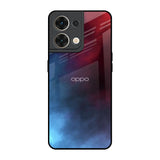 Smokey Watercolor Oppo Reno8 5G Glass Back Cover Online