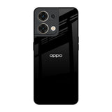 Jet Black Oppo Reno8 5G Glass Back Cover Online