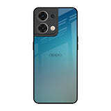 Sea Theme Gradient Oppo Reno8 5G Glass Back Cover Online
