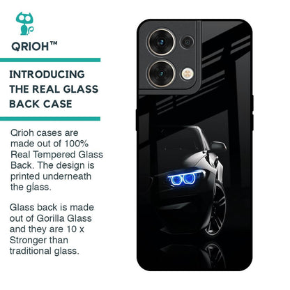 Car In Dark Glass Case for Oppo Reno8 5G