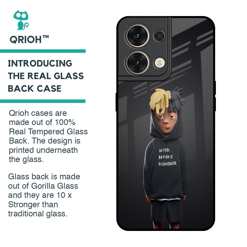 Dishonor Glass Case for Oppo Reno8 5G