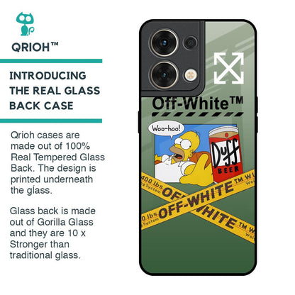 Duff Beer Glass Case for Oppo Reno8 5G