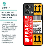 Handle With Care Glass Case for Oppo Reno8 5G